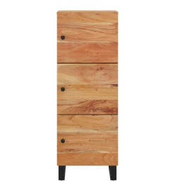 Buffet avec 3 portes 40x33x110 cm bois massif d'acacia et fer