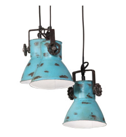 Lampe suspendue 25 W bleu délavé 30x30x100 cm E27