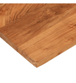 Dessus de table 80x80x3,8 cm carré bois massif d'acacia