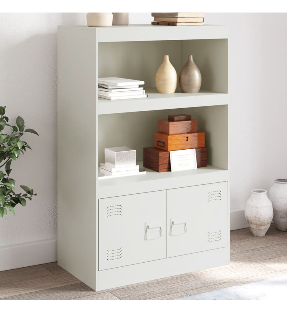 Buffet blanc 67x39x107 cm acier Buffet blanc 67x39x107 cm acier