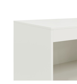Buffet blanc 67x39x107 cm acier