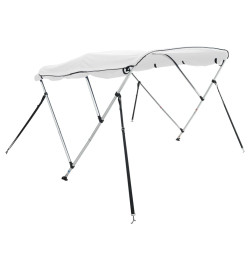 Toit bimini à 4 arceaux parois latérales 243x(200-213)x137 cm