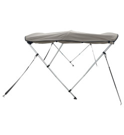 Toit bimini à 4 arceaux parois latérales 243x(230-244)x137 cm