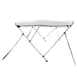 Toit bimini à 3 arceaux parois latérales 183x(170-182)x137 cm