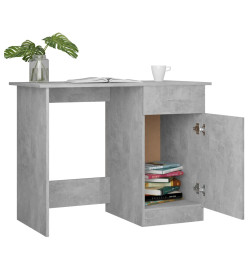 Bureau Gris béton 100 x 50 x 76 cm Aggloméré