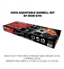 Iron Gym Haltères 20 kg IRG034