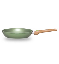 Just Vegan Poêle ECO avec manche amovible 24 cm Aluminium Vert