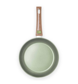 Just Vegan Poêle ECO avec manche amovible 24 cm Aluminium Vert