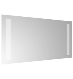 Miroir de salle de bain à LED 20x40 cm
