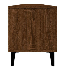 Meuble TV chêne marron 180x31,5x40 cm bois d'ingénierie