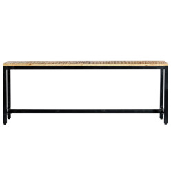 Banc à dîner 120 cm Bois de manguier massif brut