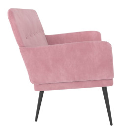 Banc Rose 108x79x79 cm Velours