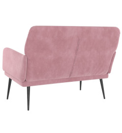 Banc Rose 108x79x79 cm Velours