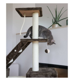 Kerbl Arbre à chat Granat 150 cm Gris foncé