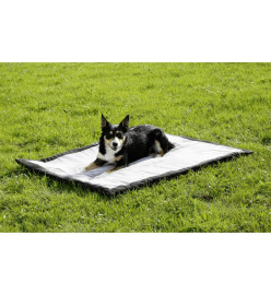 Kerbl Couverture de voyage pour chiens 140 x 100 cm Gris et Noir 81265