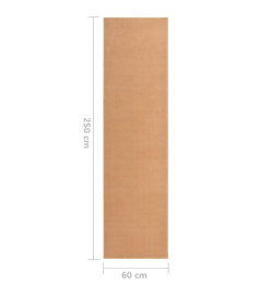 Tapis BCF Beige 60x250 cm