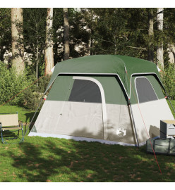 Tente de camping de cabine 4 personnes vert imperméable