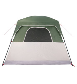 Tente de camping de cabine 4 personnes vert imperméable