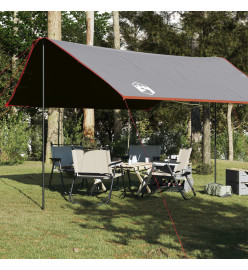 Bâche de camping orange 430x380x210 cm imperméable