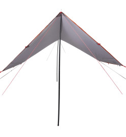 Bâche de camping orange 430x380x210 cm imperméable