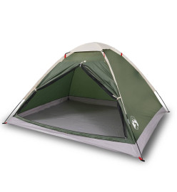 Tente de camping à dôme 4 personne vert imperméable