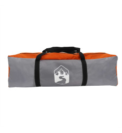 Bâche de camping orange 460x305x210 cm imperméable