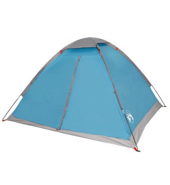 Tente de camping à dôme 2 personnes bleu imperméable