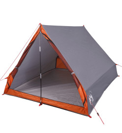 Tente de camping en forme de A 2 personnes gris imperméable