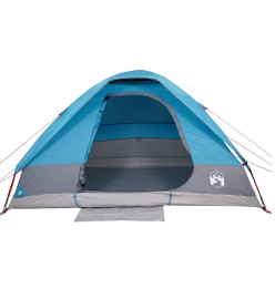 Tente de camping à dôme 2 personnes bleu imperméable