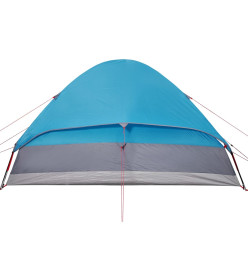 Tente de camping à dôme 2 personnes bleu imperméable