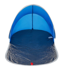 Tente de plage bleu azuré escamotable imperméable