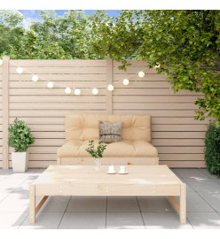 Salon de jardin 2 pcs avec coussins bois massif