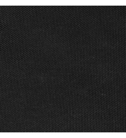 Voile de parasol Tissu Oxford trapèze 3/5x4 m Noir