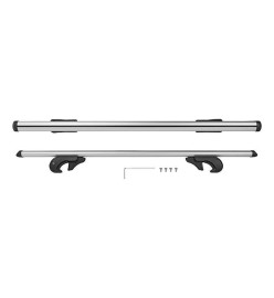 Menabo Ensemble de supports de toit pour véhicules 2pcs Aluminium 90kg