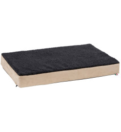 Kerbl Matelas en mousse pour chiens 115 x 75 cm Beige et Gris 80328