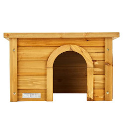 Kerbl Cabane pour rongeurs 45x32x27 cm Bois vitrifié