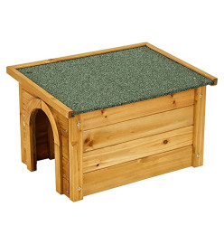 Kerbl Cabane pour rongeurs 45x32x27 cm Bois vitrifié