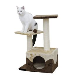 Kerbl Arbre à chat Saphir 70 cm Marron et beige