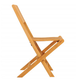 Chaises de jardin pliantes 2 pcs 47x61x90 cm bois massif teck