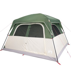 Tente de cabine familiale 6 personnes vert imperméable