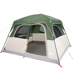 Tente de cabine familiale 6 personnes vert imperméable