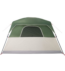 Tente de cabine familiale 6 personnes vert imperméable