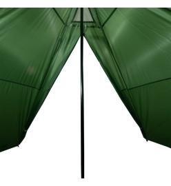 Tente familiale tipi 7 personnes vert imperméable