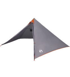 Tente familiale tipi 7 personnes orange imperméable