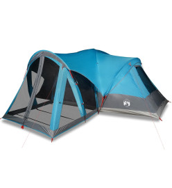 Tente familiale tipi 8 personnes bleu imperméable