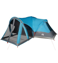 Tente familiale tipi 8 personnes bleu imperméable