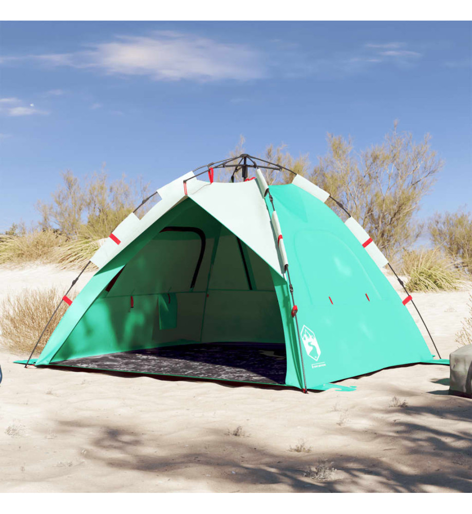 Tente de plage 3 personnes libération rapide imperméable