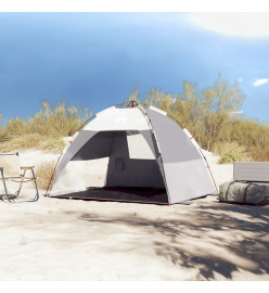 Tente de plage 2 personnes gris libération rapide imperméable