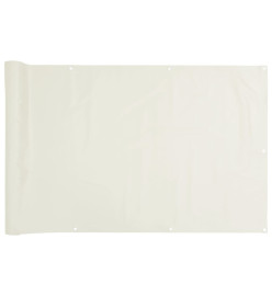 Écran d'intimité de jardin blanc 1000x90 cm PVC