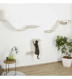 Kerbl Mur d'escalade pour chats Mount Everest Bois Beige